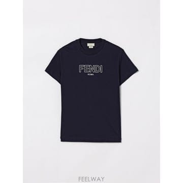 FENDI 26SS Fendi T ���� in cotone con �ΰ� Fendi JUI2027AJF0QG0 TP579326SS Fendi T ���� in cotone con �ΰ� Fendi JUI2027AJF0