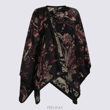 ETRO 26FW Etro Cape with paisley pattern WRBD002999TJE1ES9810 TP526FW Etro Cape with paisley pattern WRBD002999TJE1ES98