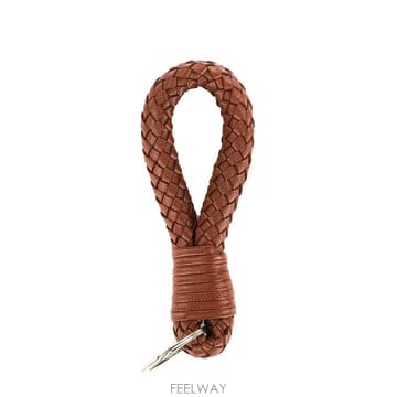 (KEYRINGS TAN BLACK EDGES) 남녀공용 키링 26FW