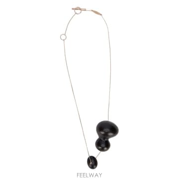 Max Mara 26SS �������� ����� with pendant in metal �� ebony wood MXAKIWI261426SS �������� ����� with pendant in metal �� ebony wo
