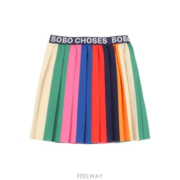 BOBO CHOSES 25FW �������� Bobo Color block pleated ��ĿƮ 225AC102991 TP577739825FW �������� Bobo Color block pleated ��ĿƮ 225AC102