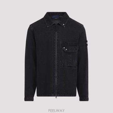 26FW 스톤 아일랜드 긴팔 셔츠 L2S141200002 S0J32 VJ902 BLACK MEDIUM