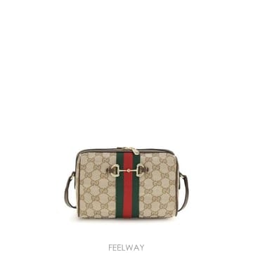 26FW 구찌 구찌 홀스빗 웹 스몰 카메라백 A008PZFAFV9 9653 BEIGE