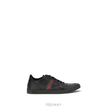 26FW 구찌 스트레티 로우탑 스니커즈 865441AAGFF 1048 BLACK