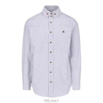 26FW 비비안 웨스트우드 투 button krall 셔츠 24010005W01JMA201 TP5804802