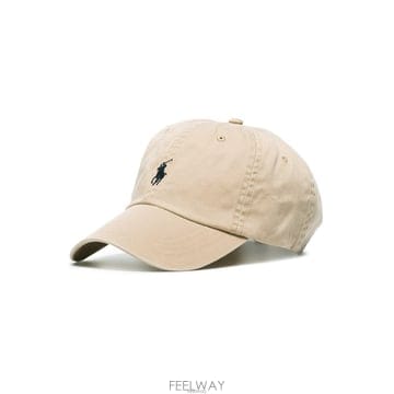 폴로랄프로렌 26FW 포니 로고 자수 캡모자 누벅 710548524 005