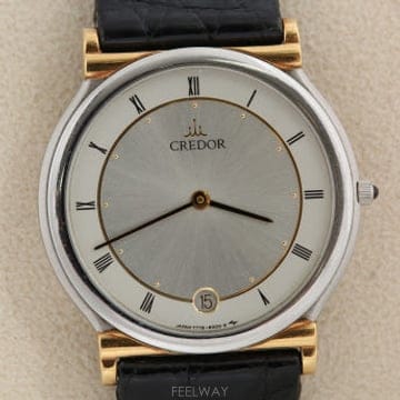 세이코 크레도르 SEIKO Credor 18K 골드 러그 쿼츠 ﻿7779-6000