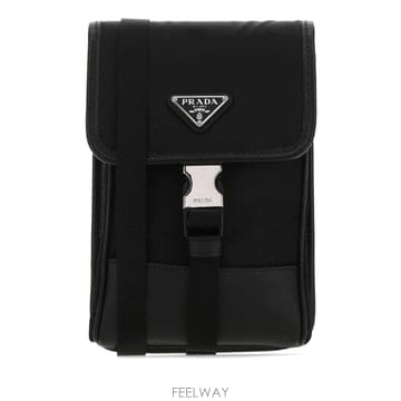 26SS 프라다 블랙 Re 나일론 phone 케이스 2ZH1092DMHF0002 TP579114541
