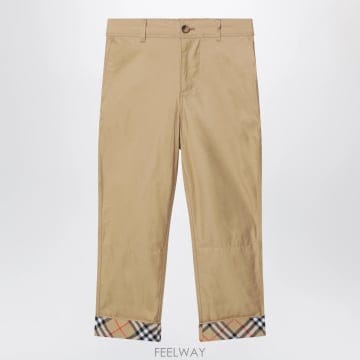 Burberry 26FW Burberry ������ cuffed trousers with üũ motif 81318501708926FW Burberry ������ cuffed trousers with üũ motif 8