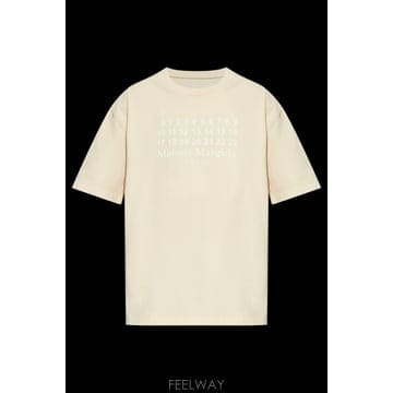 26SS 메종마르지엘라 T 셔츠 with 프린트 S50GC0716S24567104 TP578190309
