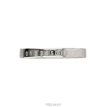 Maison Margiela 26FW �������������� �������������� silver numeric ring 26ASM6UQ0059P64699526FW �������������� �������������� silver numeric ring