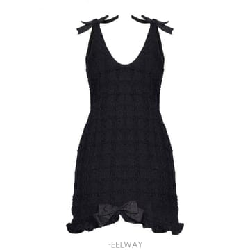 ALESSANDRA RICH 26FW �˷�����ġ ���� bouclA �̴� �巹�� FABX4410F48030900 TP58119532326FW �˷�����ġ ���� bouclA �̴� �巹�� FABX4410F4