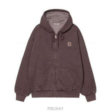 26FW 칼하트 Chocolate 코튼 후드 Vista 자켓 I02952447GD TP581195310