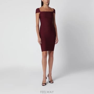 ROTATE 26FW Rotate Fitted midi �巹�� in Zinfandel ��Ʈ 1169212734BCR23026FW Rotate Fitted midi �巹�� in Zinfandel ��Ʈ 11692