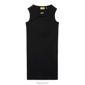 Off White 25SS Off ȭ��Ʈ Off ������ Crear Ribbed �巹�� OGDB065S25JER0011001 T25SS Off ȭ��Ʈ Off ������ Crear Ribbed �巹�� OGDB065