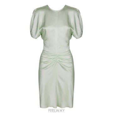 Victoria Beckham 26SS ���丮�ƺ��� ���丮�ƺ��� �̴� �巹�� With Draping 1126WDR006087F9634 TP26SS ���丮�ƺ��� ���丮�ƺ��� �̴� �巹�� With Drapin