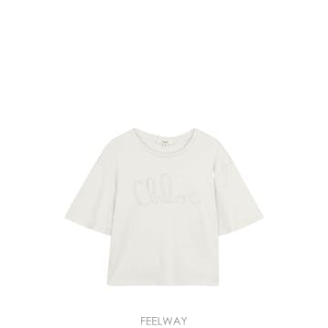 Chloe 26SS chloe Embroidered �ΰ� ��ư T ���� C20858117 TP57748523726SS chloe Embroidered �ΰ� ��ư T ���� C20858117 TP57