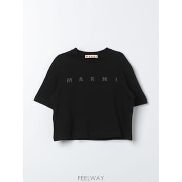 Marni 24SS Marni T ���� crop Marni di cotone M01027M00NE0M900 TP577024SS Marni T ���� crop Marni di cotone M01027M00NE0M90