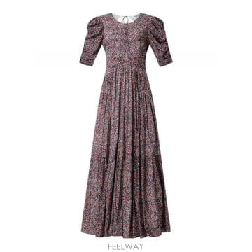 Isabel Marant 26SS ���ں����� Sichellia Robe Crushed Berry RO1064FAD1J14E86CY T26SS ���ں����� Sichellia Robe Crushed Berry RO1064FAD