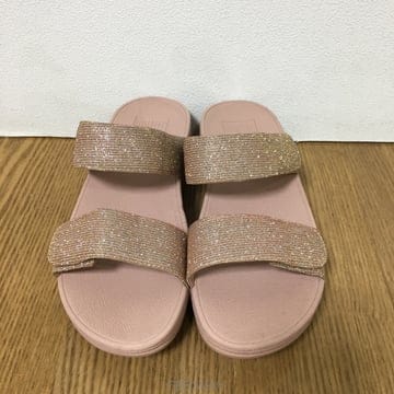 새상품 핏플랍 루루 글리터 슬라이드 240