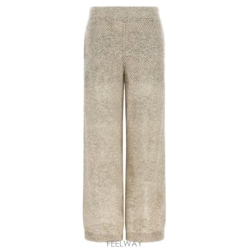 Brunello Cucinelli 26FW ���ڷ� ��ġ�ڸ� ���� ��Ʈ trousers with sequins MFA790199C9984 TP26FW ���ڷ� ��ġ�ڸ� ���� ��Ʈ trousers with sequins