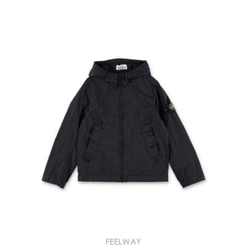 Stone Island 26SS ������Ϸ��� Giacca a vento ������Ϸ��� in nylon con cappuccio 41026SS ������Ϸ��� Giacca a vento ������Ϸ��� in nylon