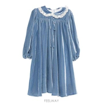 | Other Brand | 25FW �����浥���� �巹�� with ���̽� collar 1CCAB36V18 TP57045854625FW �����浥���� �巹�� with ���̽� collar 1CCAB36V