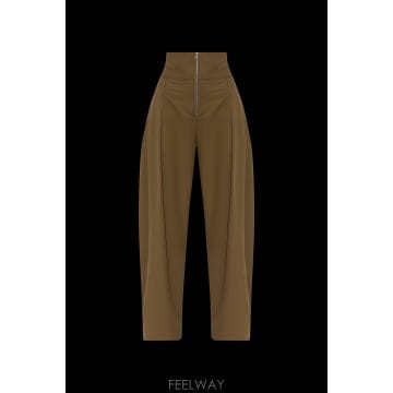 Ferragamo 26FW ����䷹ ��󰡸� �� high waisted trousers 13I526P795942SOYSEED26FW ����䷹ ��󰡸� �� high waisted trousers 13I526