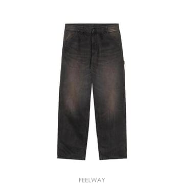 26FW 칼하트 데님 팬츠 I034871 890R BLACK