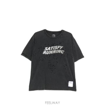 26FW 새티스파이 모스테크 티셔츠 11006 00A45 AGBLK BLACK