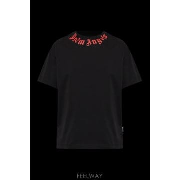 Palm Angels �ʿ����� T ���� with ����Ʈ �ΰ� PMAA109S26JER0081003 TP578497684�ʿ����� T ���� with ����Ʈ �ΰ� PMAA109S26JER0081003 