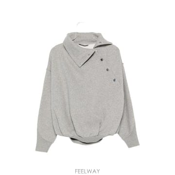 Sportmax 26FW ����Ʈ���� ���� Ƽ���� SPXAEROSI 245F 003 GREY26FW ����Ʈ���� ���� Ƽ���� SPXAEROSI 245F 003 GREY