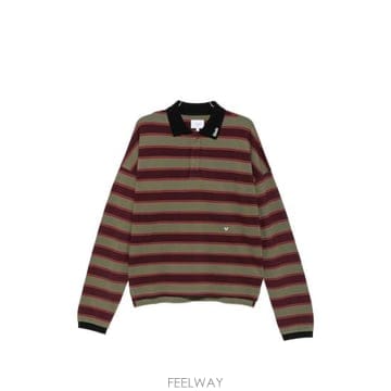 26FW 루드 폴로 티셔츠 RHFW26PO01358 C319 GREEN RED