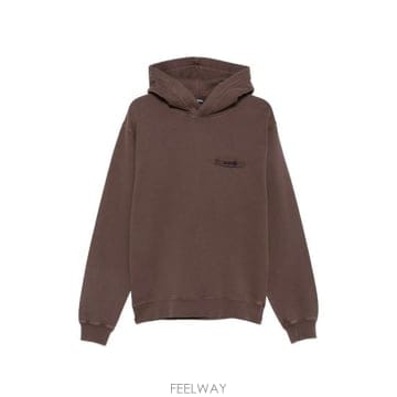 26FW 자크뮈스 그로그랭 후드 티셔츠 HOM00247 AJ00126 850 BROWN