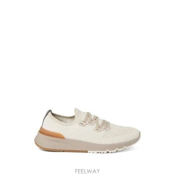 26FW 브루넬로 쿠치넬리 시네 니트 러너 MZUKISO250 CSB87 NEUTRALS