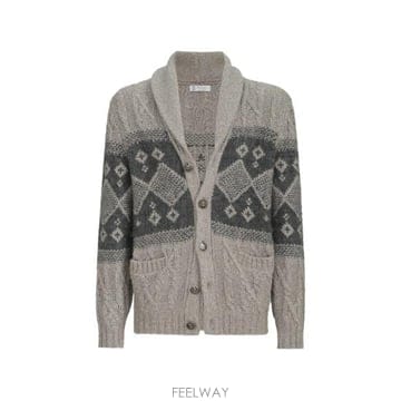 Brunello Cucinelli 26FW ���ڷ� ��ġ�ڸ� ����� MNX302516 CIX90 GREY26FW ���ڷ� ��ġ�ڸ� ����� MNX302516 CIX90 GREY