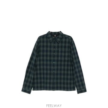 26FW 리프레젠트 셔츠 MLM100950 59 DKSPR GREEN BLUE