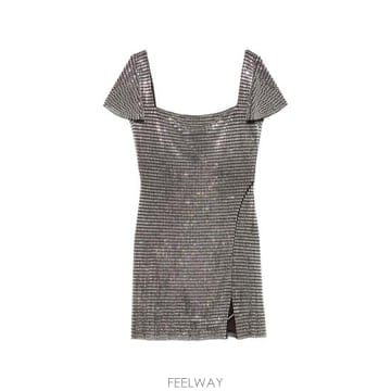 Self Portrait 26FW ���� ��Ʈ����Ʈ ���ǽ� AW26 165S GR GREY SILVER26FW ���� ��Ʈ����Ʈ ���ǽ� AW26 165S GR GREY SILVER