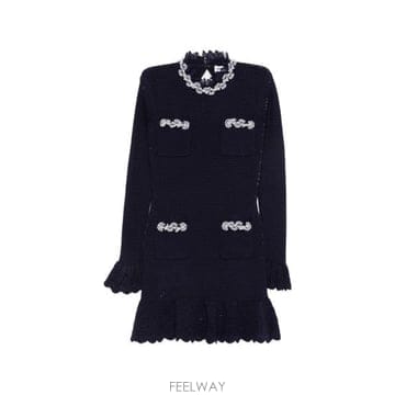 Self Portrait 26FW ���� ��Ʈ����Ʈ ���ǽ� AW26 085SA N NAVY BLUE26FW ���� ��Ʈ����Ʈ ���ǽ� AW26 085SA N NAVY BLUE