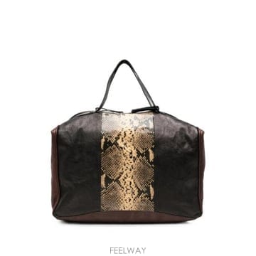 26FW 드리스 반 노튼 토트백 0129 021503 103 BLACK NEUTRALS