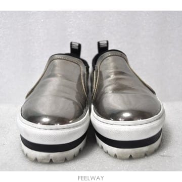 엠에스지엠(MSGM)/여성에나멜슬립온스니커즈(사이즈240)