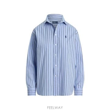 26FW 랄프 로렌 셔츠 211910743 BLUE