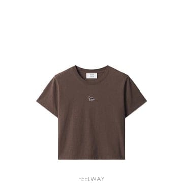 Maison Kitsune 26FW ����Ű���� ���̺� ���� ���̺� Ƽ���� MW00105KJ7026 DKBRO BROWN26FW ����Ű���� ���̺� ���� ���̺� Ƽ���� MW00105KJ702