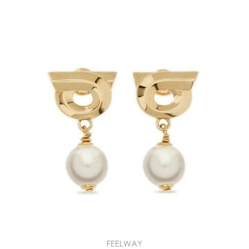 Ferragamo 26FW ����䷹ ��󰡸� �̾ 760780 0776601 OROPE GOLD WHITE26FW ����䷹ ��󰡸� �̾ 760780 0776601 OROPE GOL