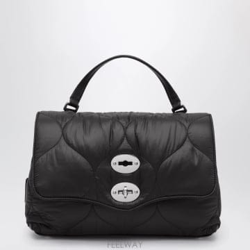 Zanellato 26FW Zanellato ���� Postina �� in Liquirizia ���� padded fabric 026FW Zanellato ���� Postina �� in Liquirizia ���� padd