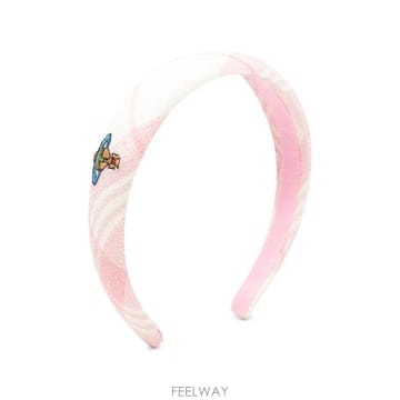 비비안 웨스트우드 헤어 액세서리 WHITE PINK