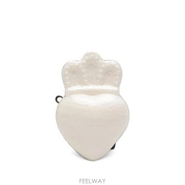 Simone Rocha 26FW �ø�λ� �� ũ�ν��ٵ� Ŭ��� �� BAG227 0773 PEARL WHITE26FW �ø�λ� �� ũ�ν��ٵ� Ŭ��� �� BAG227 0773 PEAR