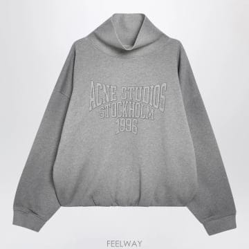 Acne 26FW ��ũ�� Studios melange �׷��� Fleece ����Ʈ ���� with �ΰ� AI0193CO926FW ��ũ�� Studios melange �׷��� Fleece ����Ʈ ���� 