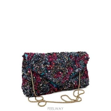 Dries Van Noten 26FW �帮�� �� ��ư Ŭ��ġ �Ŀ�ġ 4080 131511 508 BLUE PINK26FW �帮�� �� ��ư Ŭ��ġ �Ŀ�ġ 4080 131511 508 BLUE