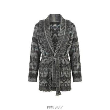 26FW 알라누이 가디건 LWHB064E26KN I020 0772 GREY BLACK